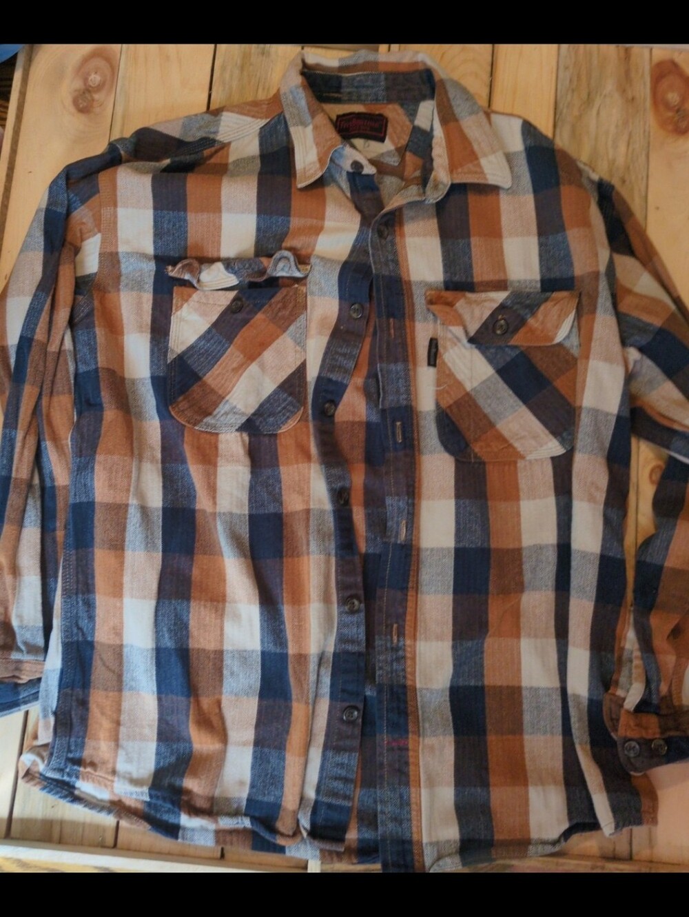 Five brother thick button up flannel Shirt